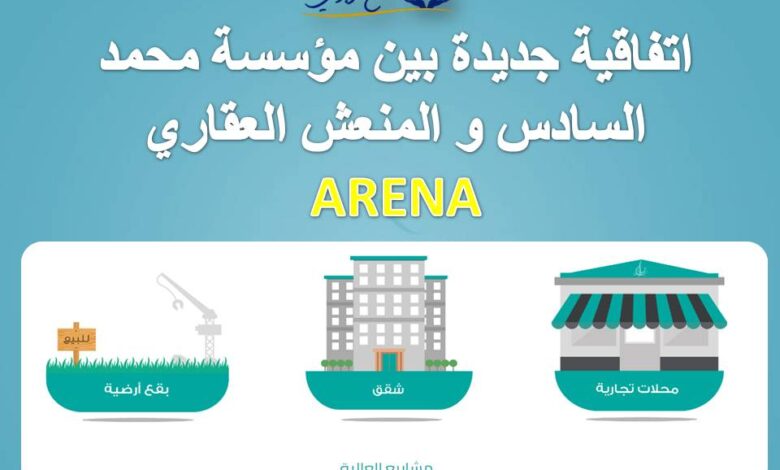 اتفاقية جديدة بين مؤسسة محمد السادس و المنعش العقاري ARENA