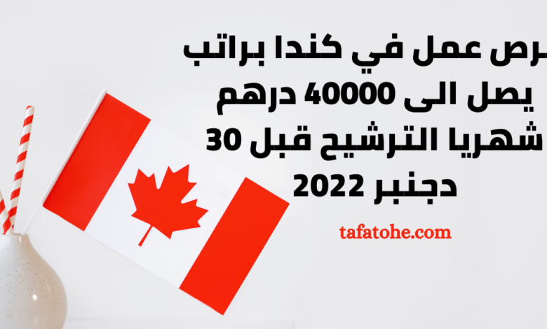فرص عمل في كندا براتب يصل الى 40000 درهم شهريا الترشيح قبل 30 دجنبر 2022 (2) (1)